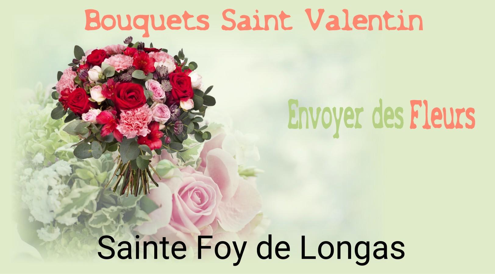 Roses de Saint-Valentin livrées à Sainte-Foy-de-Longas